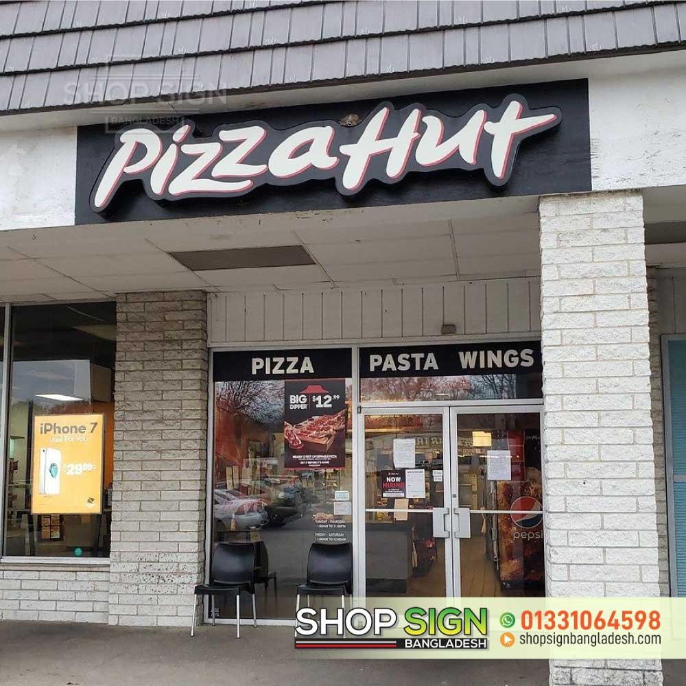 Acrylic letter signboard