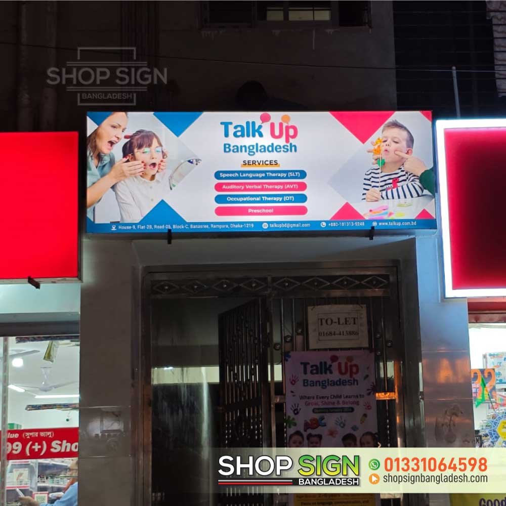 Acrylic LED Sign Board