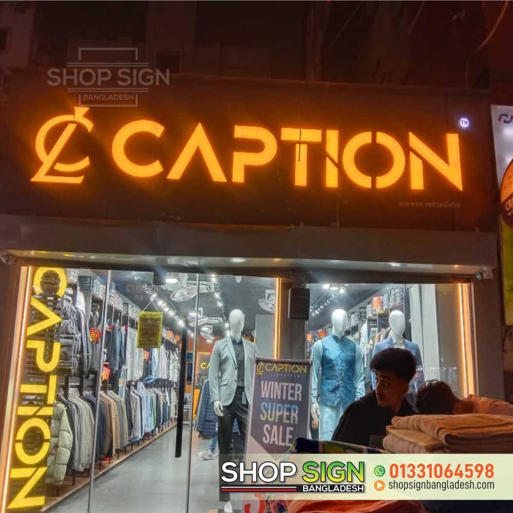Acrylic LED sign board Bangladesh