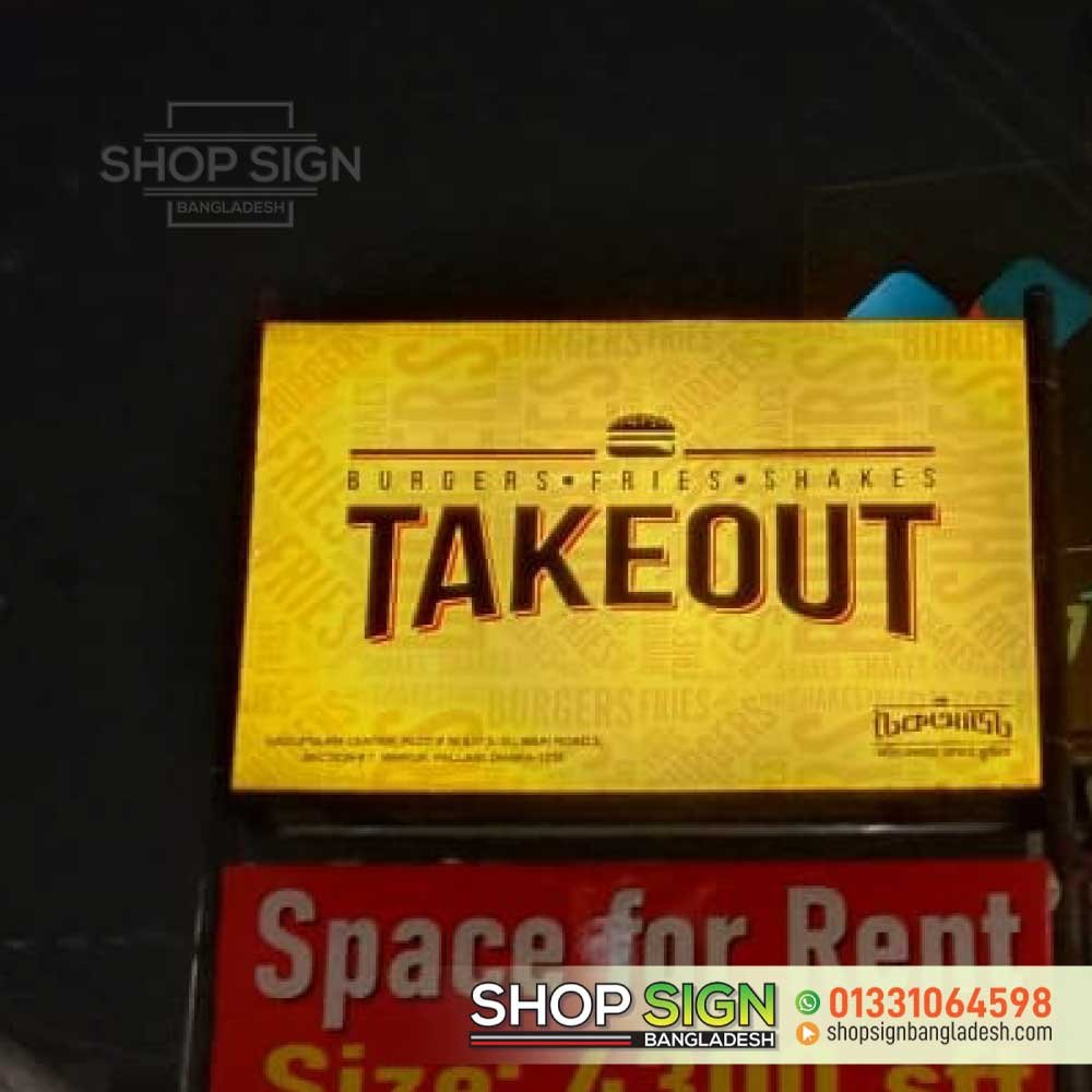Lighting Signboard for Restaurant
