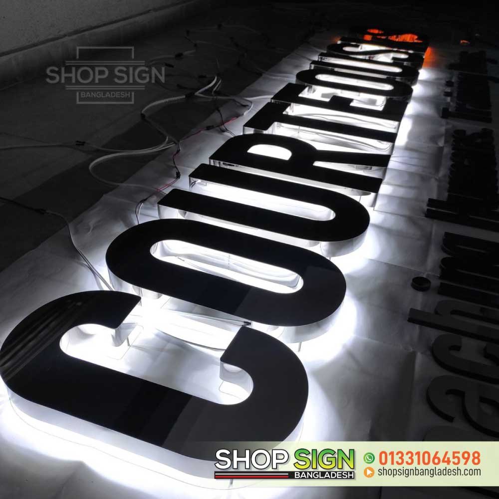 SS Letter Office Name Plate
