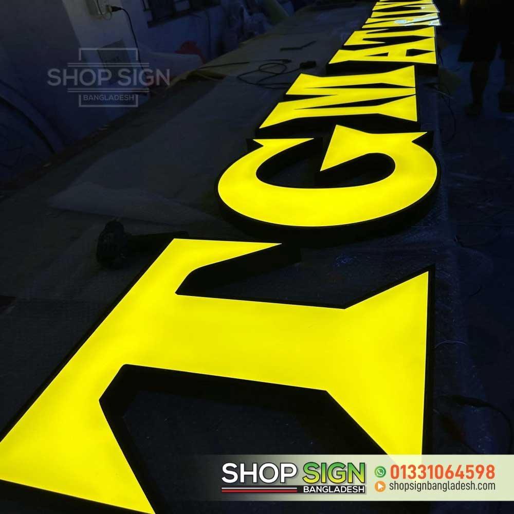 Acrylic Letters, LED signboards