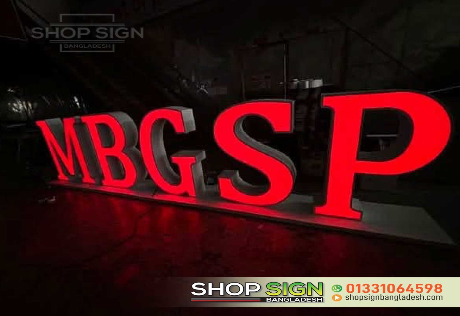 Acrylic Letters, LED signboards