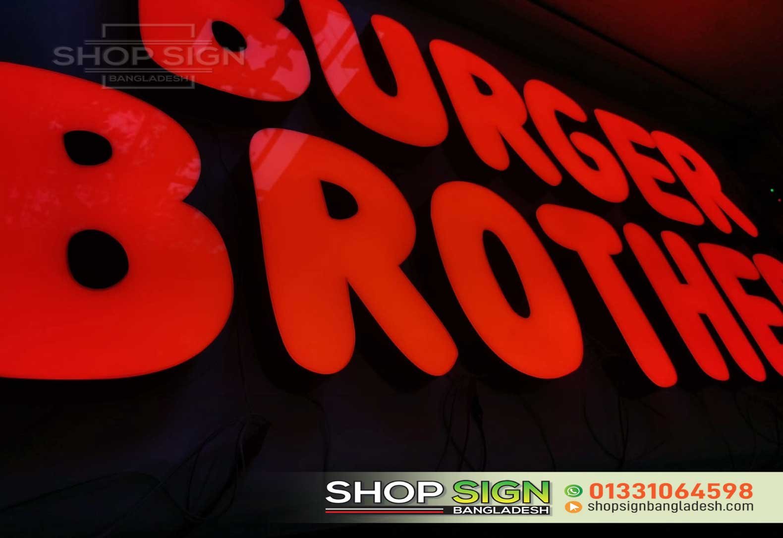 Acrylic Letters, LED signboards