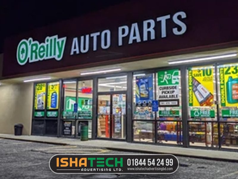 Auto Parts Shop Signboard BD
