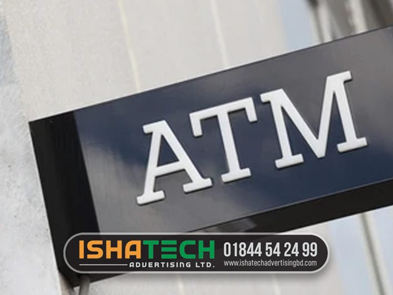 Bank Booth Signboard Design