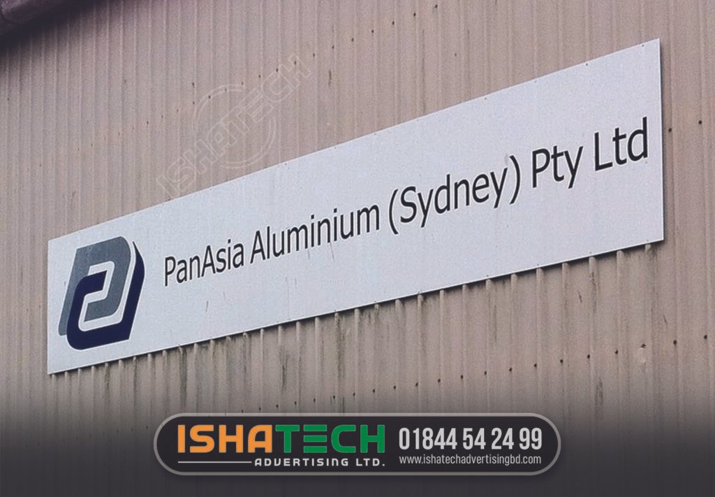 Best Design Aluminium Shop Signboard