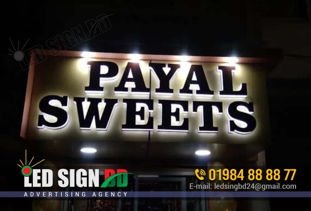 Best Design Sweet Shop Signboard BD 