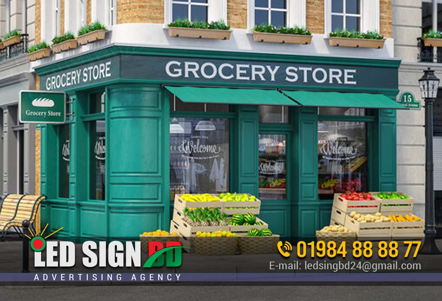 You are currently viewing Grocery Shop Signboard BD – Design, Materials & Price Guide