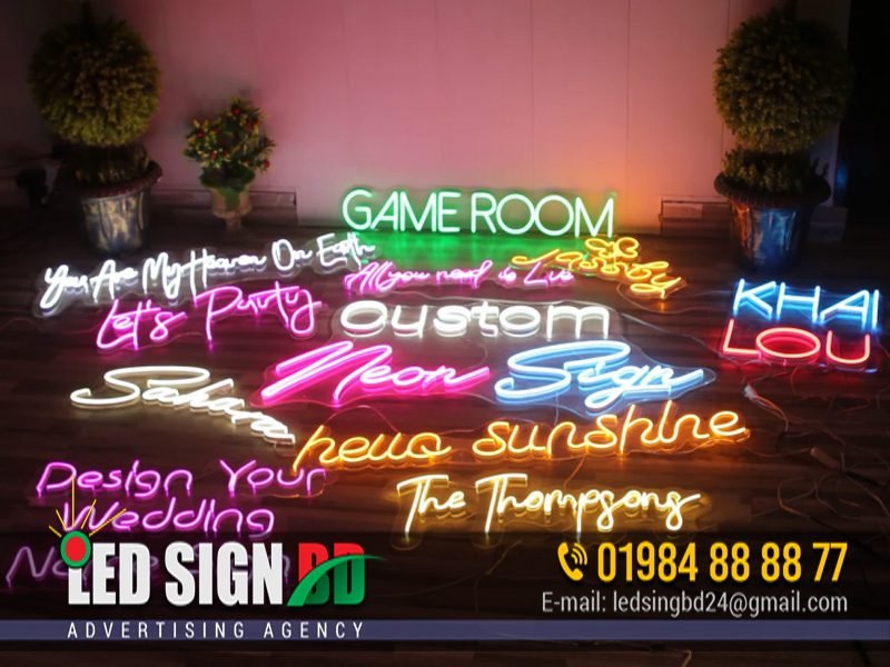Best Neon Sign Company in Dhaka