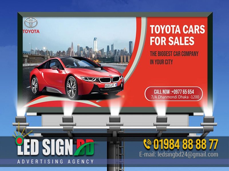 Car Showroom Signboard Design