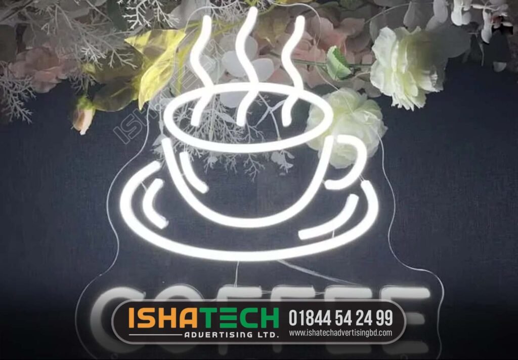 Best Coffee Shop Neon Sign Design