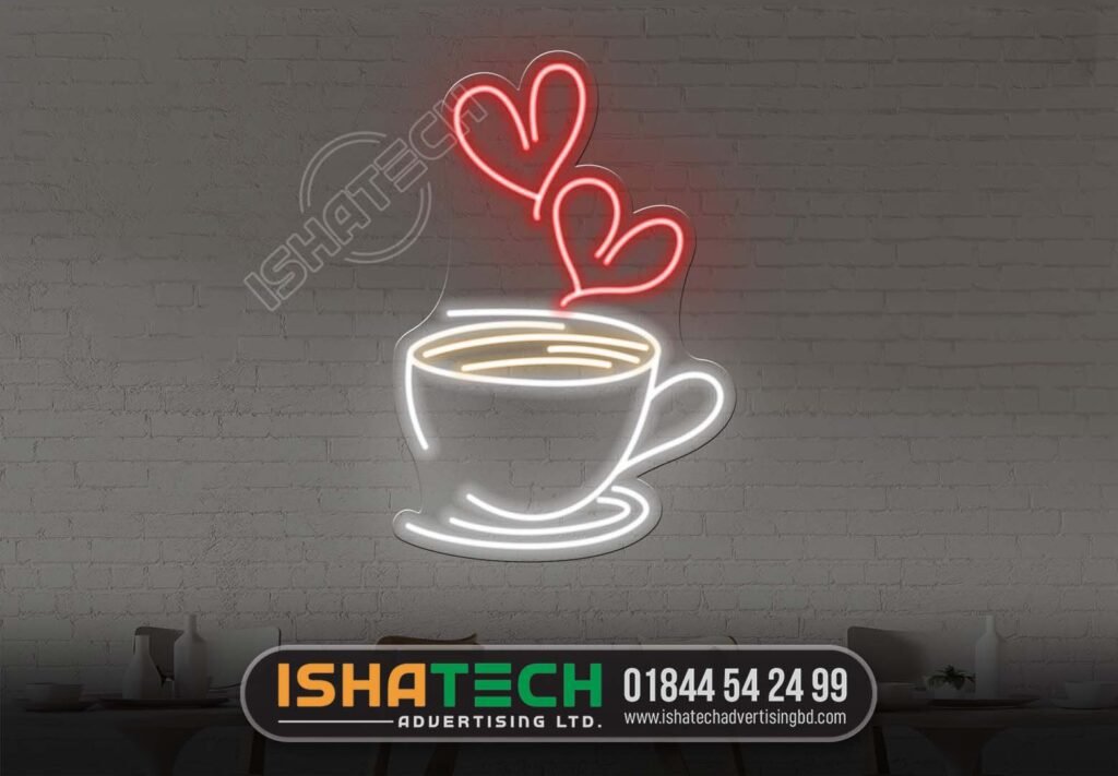 Best Coffee Shop Neon Sign Design
