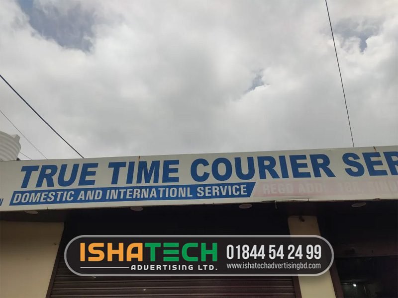 Courier Service Signboard BD Design