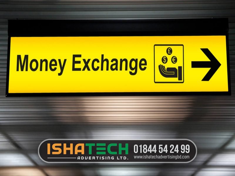 Money Exchange Signboard Design