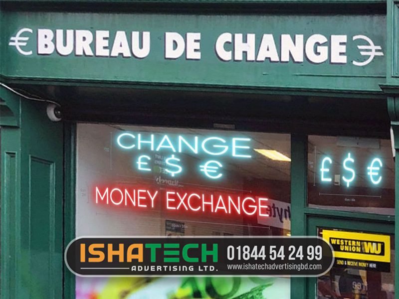 Money Exchange Signboard Design