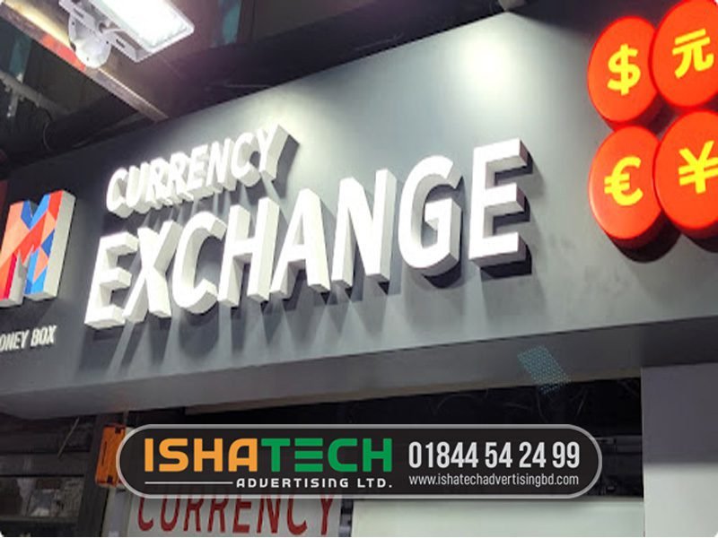 Money Exchange Signboard Design