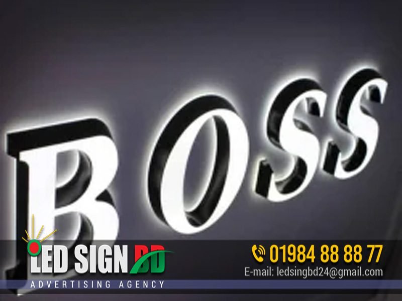 Premium 3D Acrylic Letter Signboard in BD