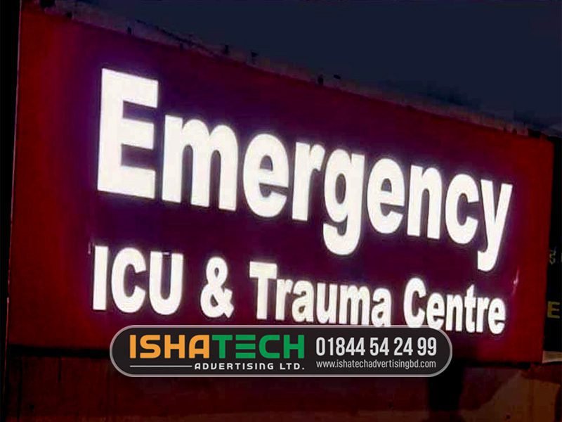Premium ICU Signboard Design BD