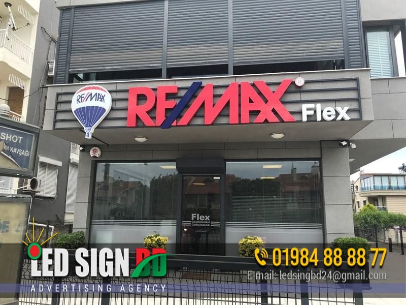 Real Estate Office Signboard Design