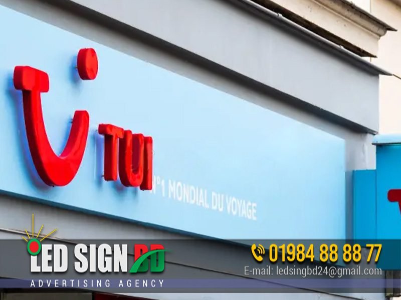 Travel Agency Signboard Design