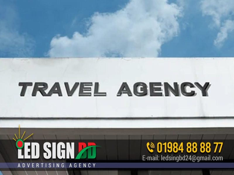 Travel Agency Signboard Design