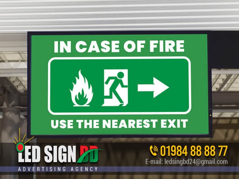 Warning Signboard Factory Area Design Dhaka